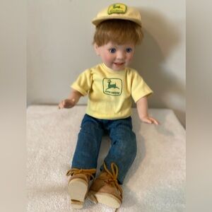 Adorable John Deere doll. By Danbury Mint.